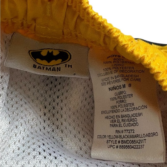 DC Comics Batman Boardshort Boys Swim Trunks UV50 size M - Picture 5 of 5